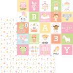 6821 binkies & bottles pattern paper